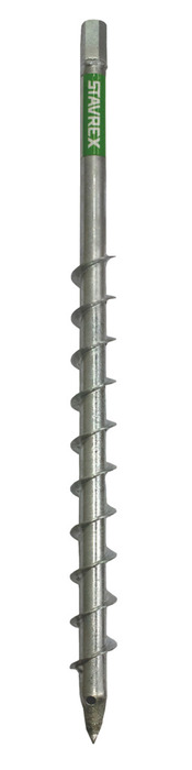Stavrex skruespids (jordskrue) Ø25 x 700 mm